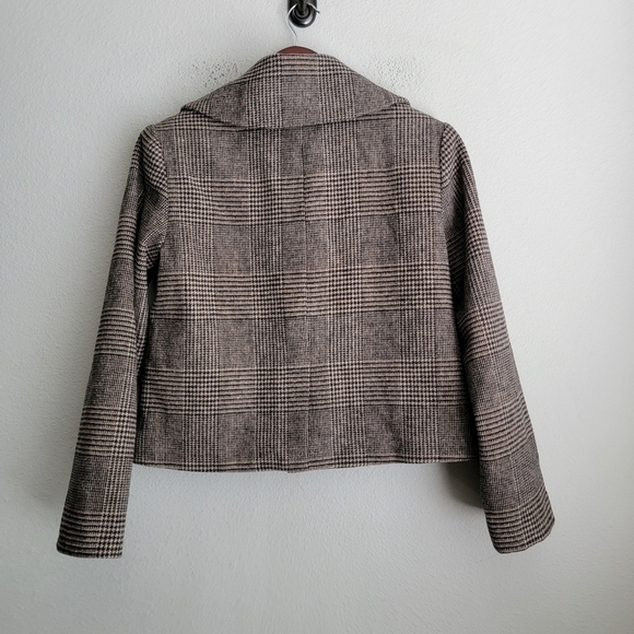 Reformation Dillon Jacket in Brown Plaid size XS - Picture 8 of 10
